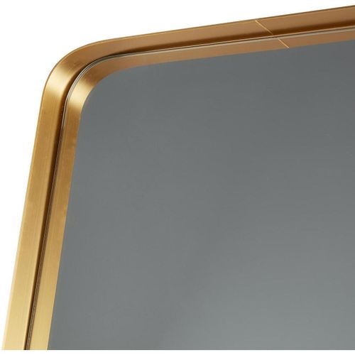 Miroir mural rectangulaire métal doré Noret H 120 cm - Photo n°3; ?>