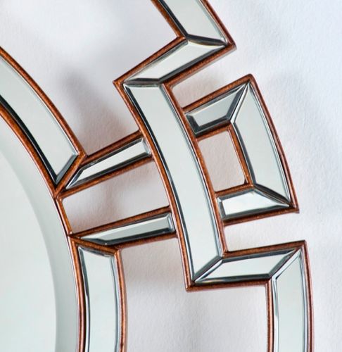 Miroir Mural Rond Verre Transparent Et Méta Doré Cesar 6 Miroir mural rond verre transparent et méta doré Cesar - Photo n°2; ?>