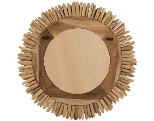 Miroir rond branches teck naturel Angel D 81 cm - Photo n°3; ?>