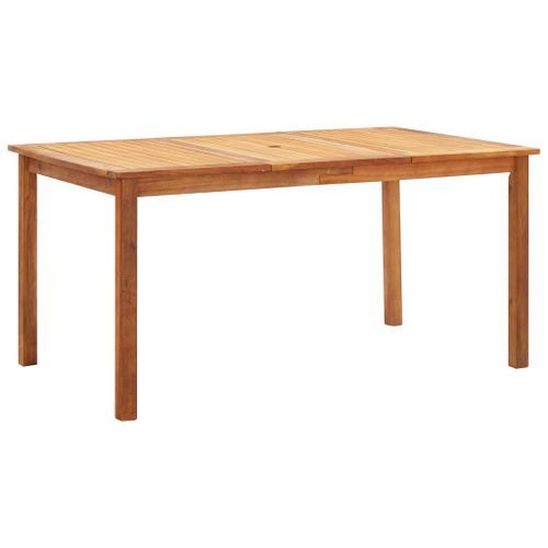 Mobilier à dîner 7 pcs Résine tressée et bois d'acacia Gris - Photo n°2; ?>