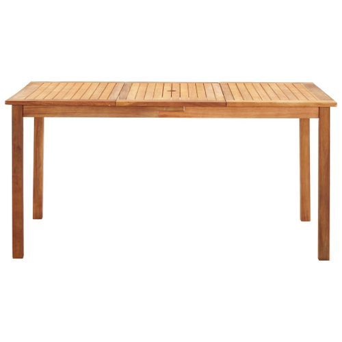 Mobilier à dîner 7 pcs Résine tressée et bois d'acacia Gris - Photo n°3; ?>