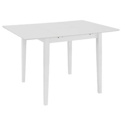 Mobilier de salle à manger 3 pcs MDF Blanc 2 - Photo n°2; ?>