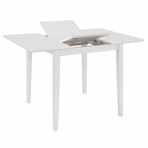 Mobilier de salle à manger 3 pcs MDF Blanc 2 - Photo n°3; ?>