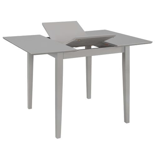 Mobilier de salle à manger 3 pcs MDF Gris - Photo n°3; ?>