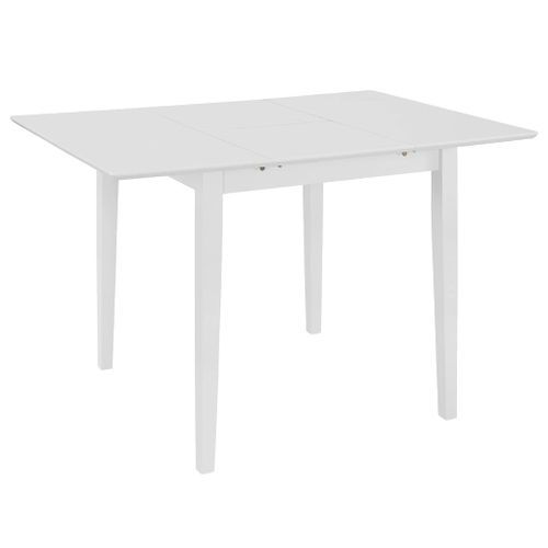 Mobilier de salle à manger 5 pcs MDF Blanc - Photo n°2; ?>