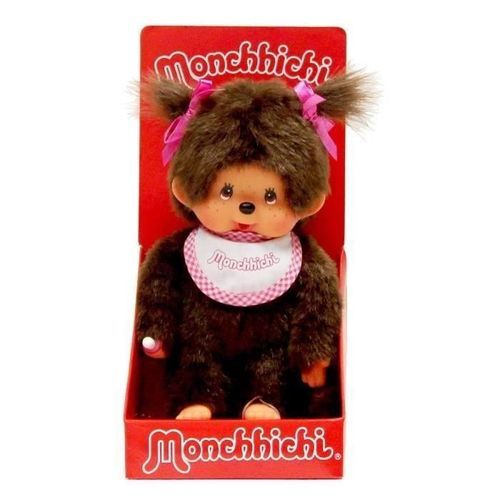 Monchhichi Bavoir Rose 20 cms - Photo n°2; ?>