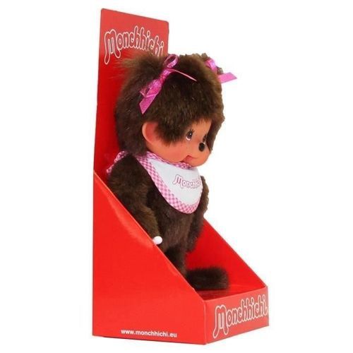 Monchhichi Bavoir Rose 20 cms - Photo n°3; ?>