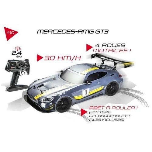 MONDO Voiture radiocommandée Mercedes AMG GT3 - Echelle 1:10 - A partir de 8 ans - Photo n°2; ?>