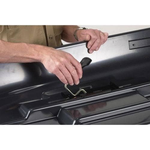 MONTBLANC Coffre de toit 430L - Triton 450 - Noir - Photo n°3; ?>