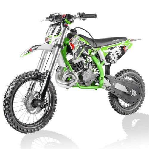 Moto cross 50cc Racing 14/12 3.5cv automatique Kick starter vert - Photo n°3; ?>