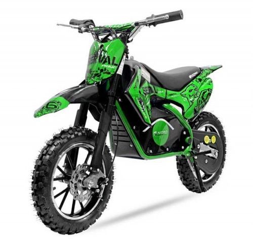 Moto cross électrique 500W 36V 10/10 Prime vert - Photo n°2; ?>