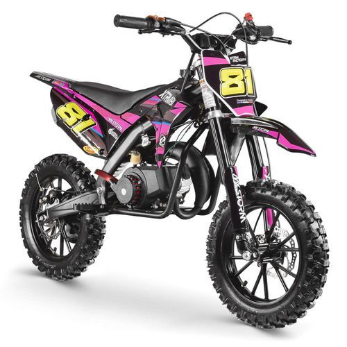 Moto cross enfant 50cc MX Storm rose - Photo n°2; ?>