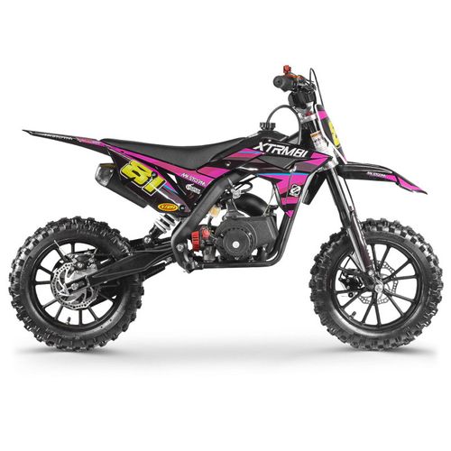 Moto cross enfant 50cc MX Storm rose - Photo n°3; ?>