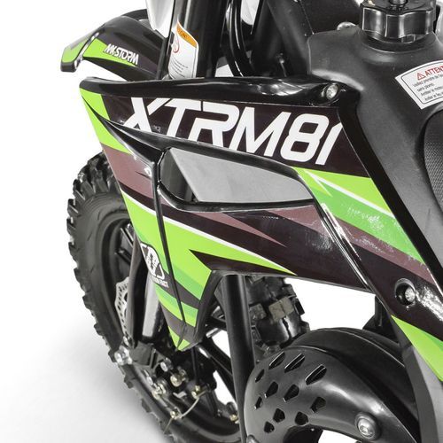 Moto cross enfant 50cc MX Storm vert - Photo n°2; ?>