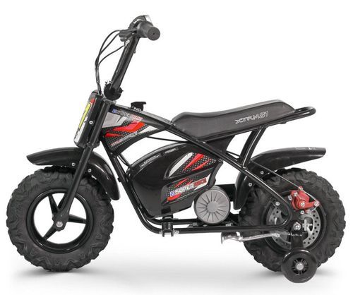 Moto électrique enfant avec petites roues 250W 24V rouge Strike - Photo n°2; ?>