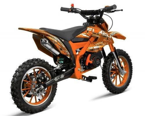Moto enfant 49cc flash 10/10 orange - 50 km/h - Photo n°3; ?>