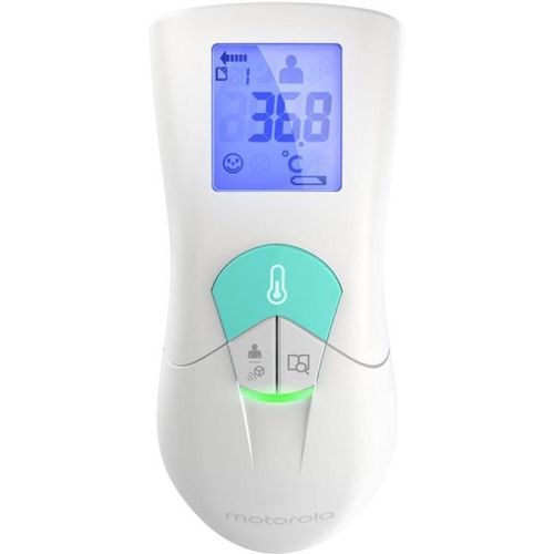 MOTOROLA BABY Thermometre Mbp66 sans contact infra rouge ultra precis pour corps ,aliments (lait),liquides (bain) , mémoire 30 temp - Photo n°3; ?>