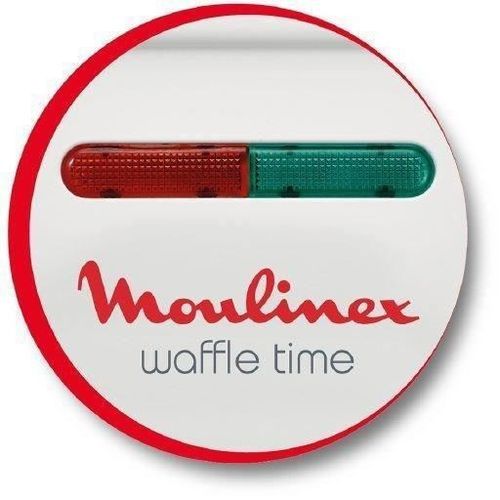 MOULINEX WJ70112 Gaufrier électrique Waffle Time - Blanc - Photo n°3; ?>