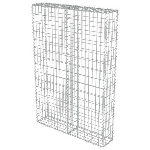 Mur à gabion avec couvercles Acier galvanisé 100 x 20 x 150 cm - Photo n°2; ?>