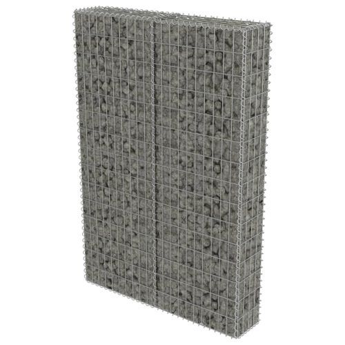 Mur à gabion avec couvercles Acier galvanisé 100 x 20 x 150 cm - Photo n°3; ?>