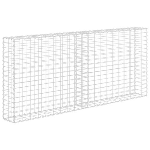 Mur à gabion avec couvercles Acier galvanisé 200 x 20 x 85 cm - Photo n°2; ?>