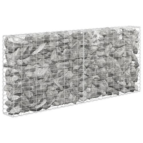 Mur à gabion avec couvercles Acier galvanisé 200 x 20 x 85 cm - Photo n°3; ?>