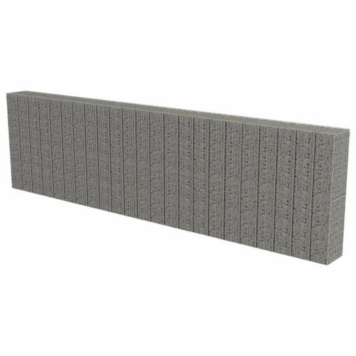 Mur à gabion avec couvercles Acier galvanisé 900 x 50 x 200 cm - Photo n°3; ?>