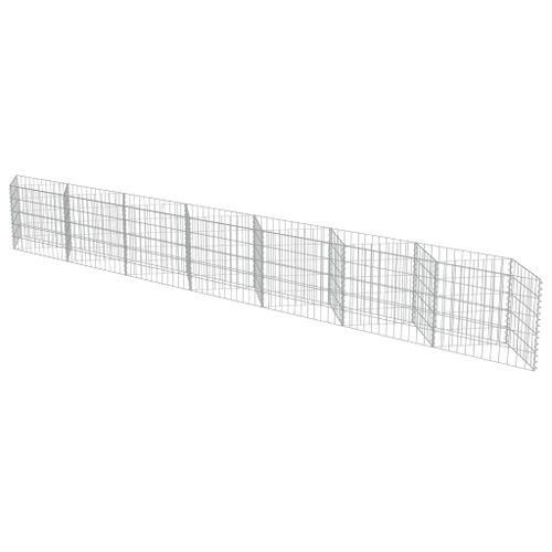 Mur de gabion Acier galvanisé 450 x 30 x 50 cm - Photo n°2; ?>