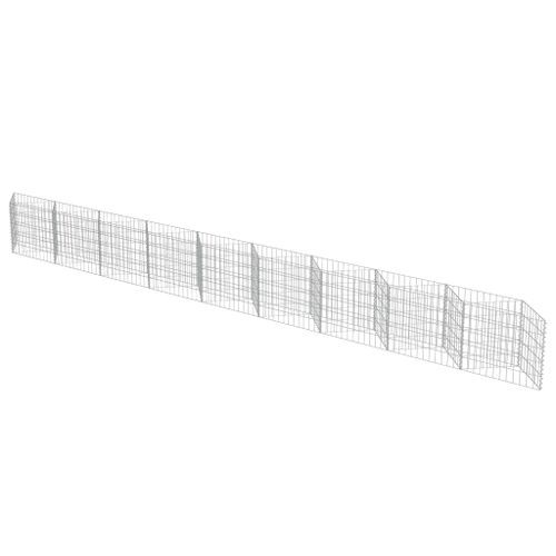 Mur de gabion Acier galvanisé 630 x 30 x 50 cm - Photo n°2; ?>