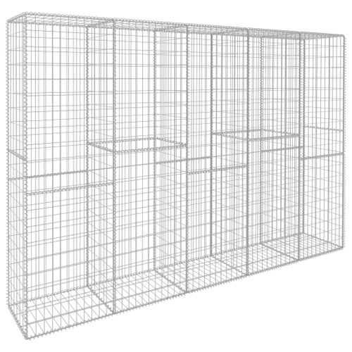 Mur en gabion avec couvercle Acier galvanisé 300 x 50 x 200 cm - Photo n°2; ?>