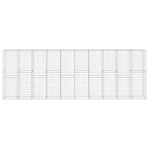 Mur en gabion avec couvercle Acier galvanisé 600 x 50 x 200 cm - Photo n°3; ?>