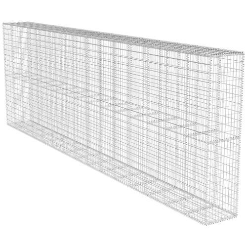 Mur en gabion avec couvercle Acier galvanisé 600x50x200 cm - Photo n°2; ?>