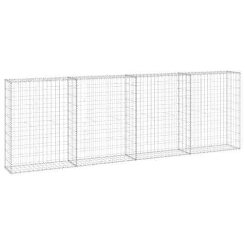 Mur en gabion avec couvercles Acier galvanisé 300x30x100 cm - Photo n°2; ?>