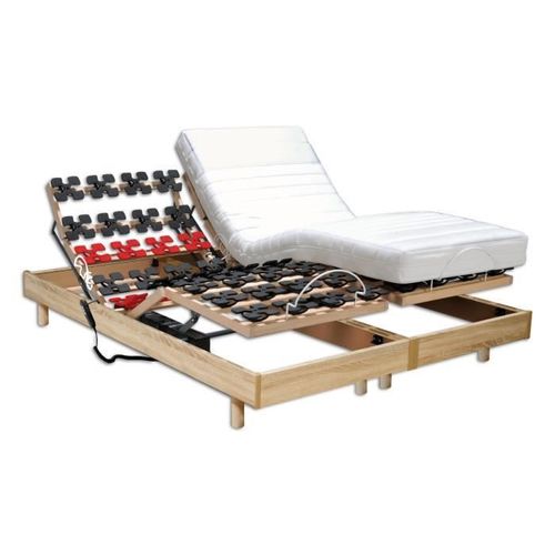 MURCIE Ensemble Matelas + Sommiers Relaxation 2 X 80 X 200 Cm - Mousse - 14 Cm - Tres Ferme - Décor Chene 12 MURCIE Ensemble matelas + sommiers relaxation 2 x 80 x 200 cm - Mousse - 14 cm - Tres ferme - Décor chene - Photo n°2; ?>