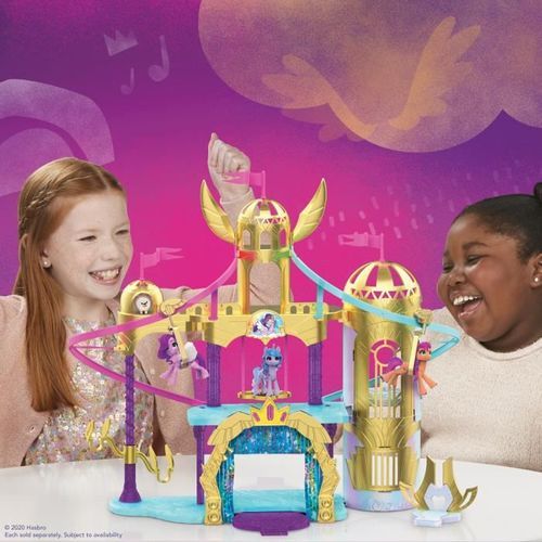 My Little Pony: A New Generation, La maison royale, château de 56 cm avec tyroliennes et figurine Princess Petals - Photo n°3; ?>