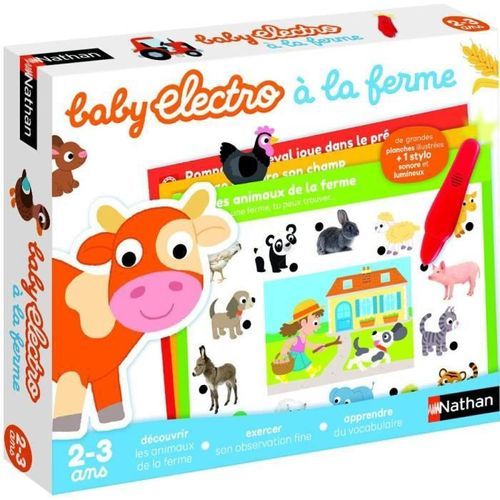 Nathan Baby Electro - Animaux de la ferme, jeu éléctronique - Photo n°3; ?>