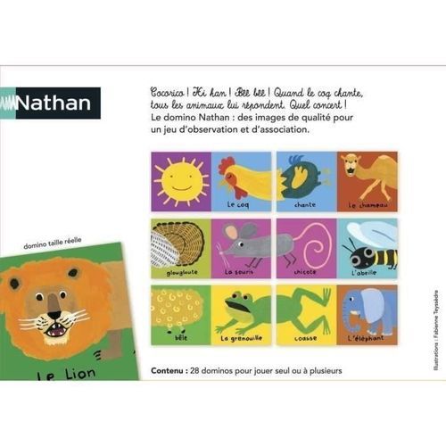 NATHAN - Le Domino Des Animaux - Photo n°3; ?>
