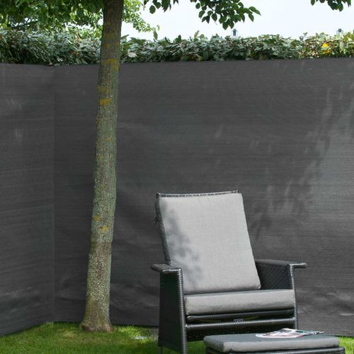 Nature Brise-vue de jardin PE 1,2 x 5 m Anthracite - Photo n°2; ?>