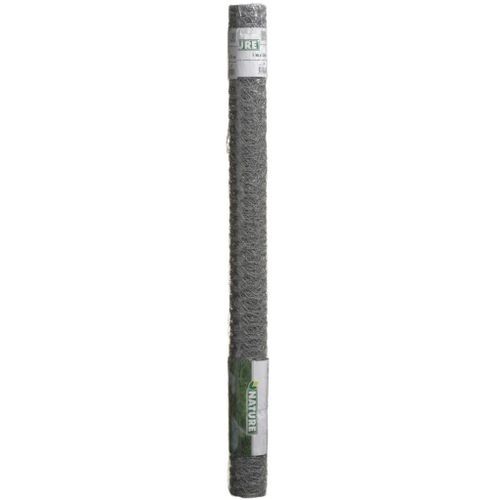 Nature Grillage métallique hexagonal 0,5 x 5 m 25 mm Acier galvanisé - Photo n°3; ?>
