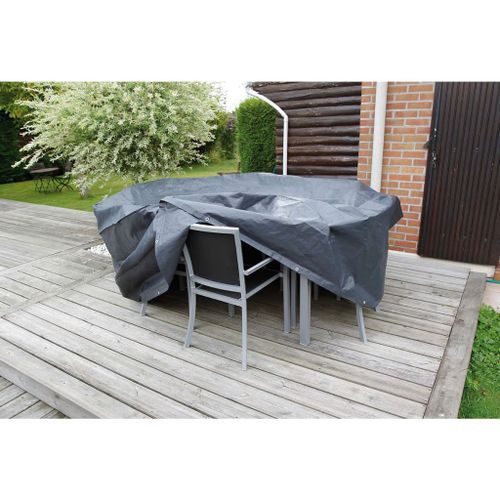 Nature Housse de mobilier de jardin pour tables rondes 325x325x90 cm - Photo n°2; ?>
