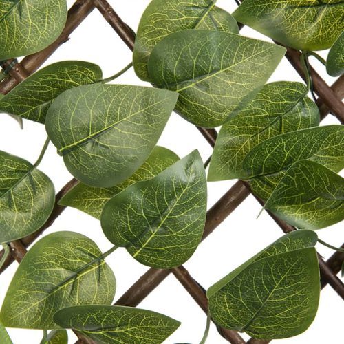 Nature Treillis de jardin avec feuilles vertes de laurier 90x180 cm - Photo n°3; ?>