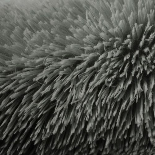 NEO YOGA Tapis de salon ou chambre - Microfibre extra doux - 80 x 180 cm - Gris foncé - Photo n°3; ?>