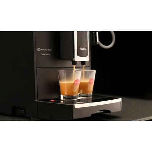 NIVONA NICR520 Machine expresso full automatique avec broyeur Cafe Romatica - Noir - Photo n°3; ?>