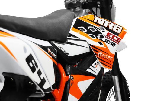 NRG de luxe 500W 48V orange 12/10 Moto cross électrique - Photo n°3; ?>