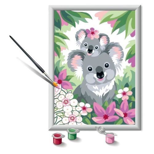 Numéro d'art - moyen - Maman koala et son bébé - Ravensburger - Photo n°3; ?>