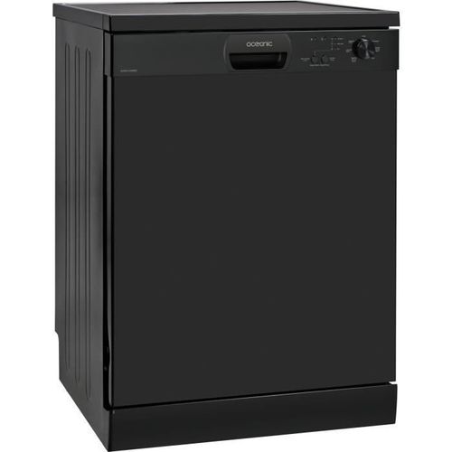 OCEANIC OCEALV1249BDD - Lave vaisselle posable - 12 couverts - 49 dB - A++ - Larg 59,8 cm - Noir - Photo n°3; ?>