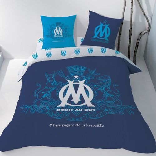 OM Housse de couette + 2 Taies - 240 x 220 cm - Blason - Photo n°2; ?>
