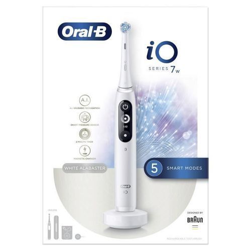 Oral-B Brosse a dents électrique connectée iO 7w - Blanc - Photo n°3; ?>