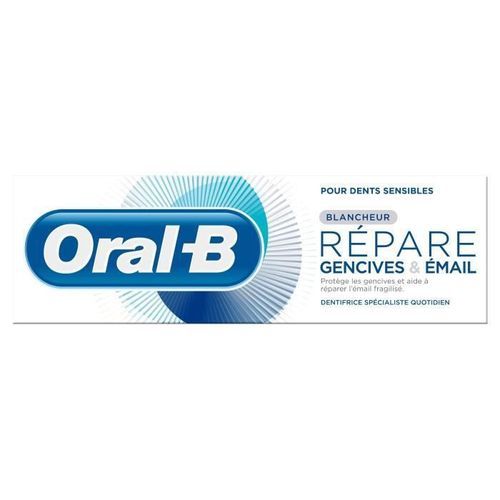 ORAL B Dentifrice Répare gencives et émail Blancheur - 75 ml - Photo n°3; ?>