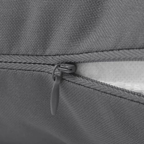 Oreiller d'extérieur 2 pcs 60 x 60 cm Gris - Photo n°2; ?>